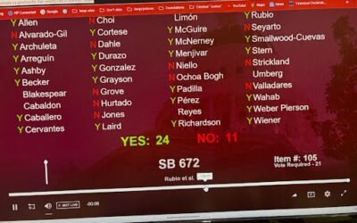 SB 672 PASSES THE SENATE